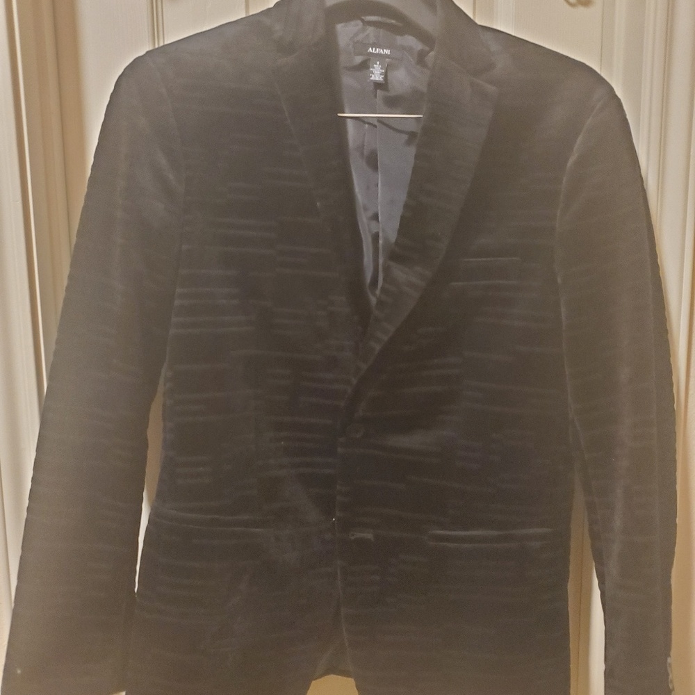 Alfani velvet cocktail blazer